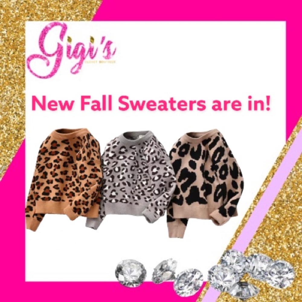 Fall animal print sweaters